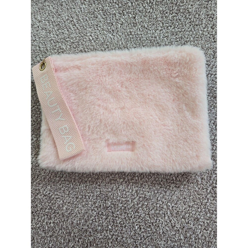 Benefit Cosmetics Pink Fuzzy Pouch